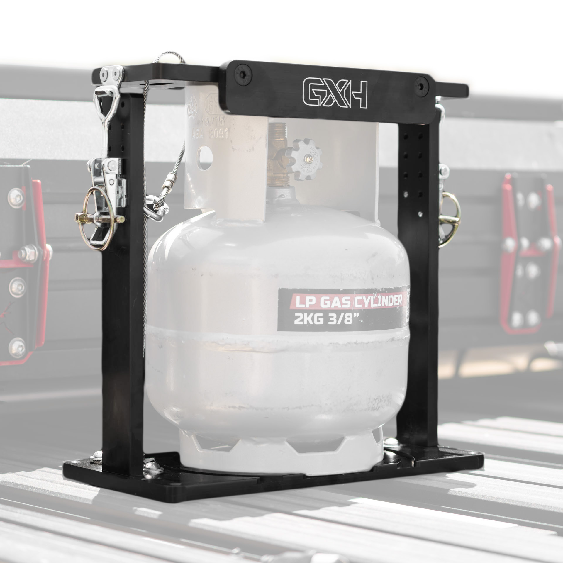 Lockable Roof Rack Gas Bottle Holder
